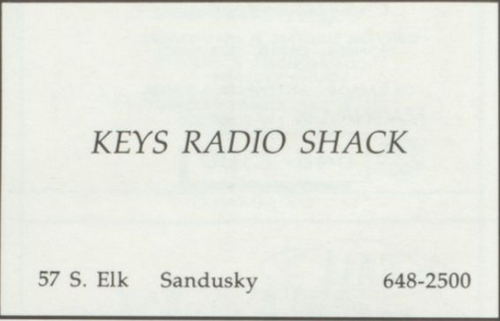 Radio Shack - Sandusky Store